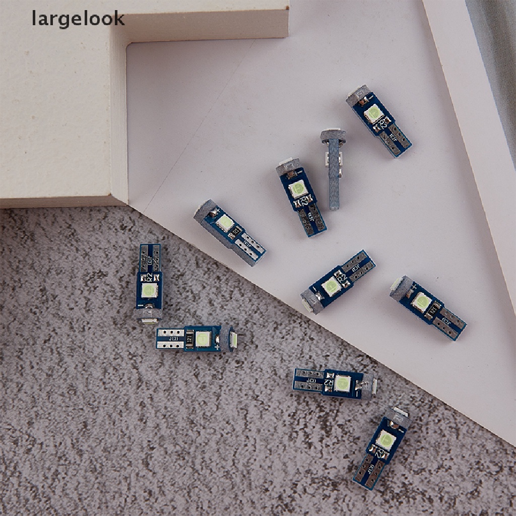 Set 10 Đèn Led T5 12V Cho Nội Thất Xe Hơi ♨Nóng Bỏng