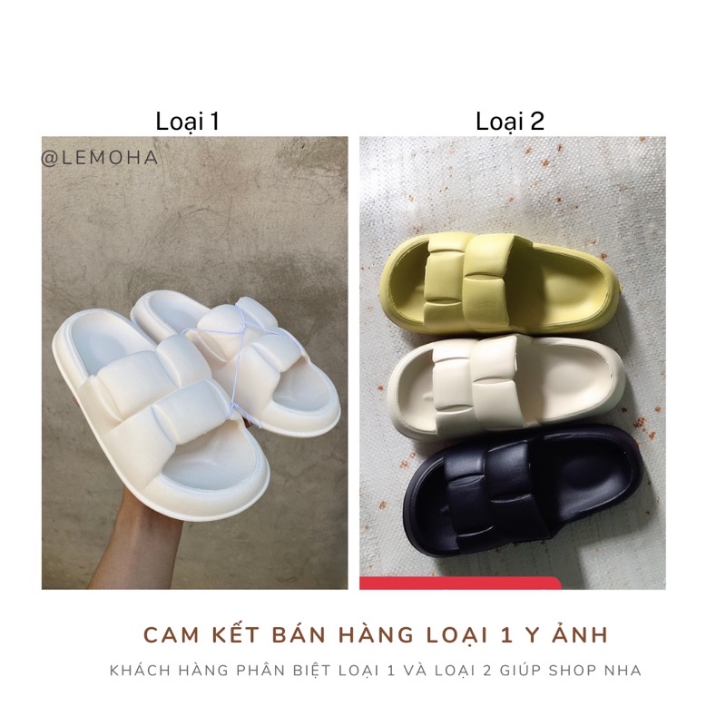 Dép bánh mì CHAO dễ thương bản 2022 cực nhẹ êm chân quai ngang nữ sang chảnh