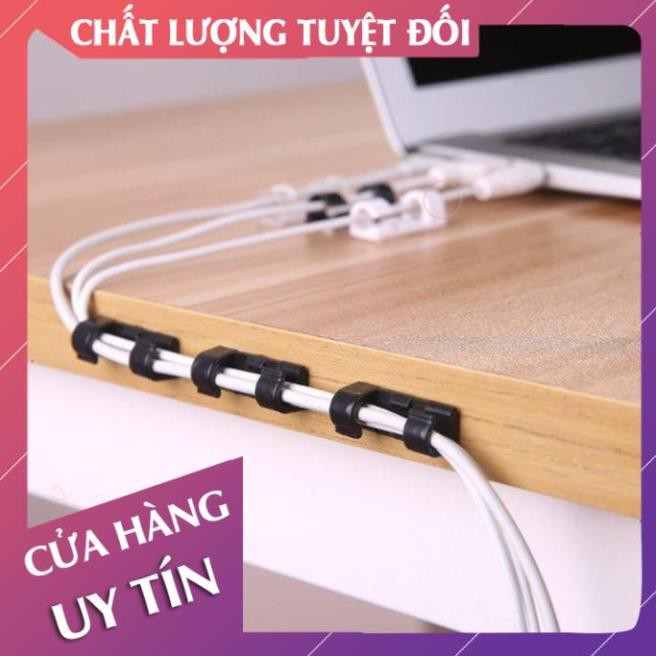 [Tặng kèm băng dính 3M] Set 16 kẹp giữ cố định dùng để đi đường dây điện, cáp mạng  - Lan Chi Mart