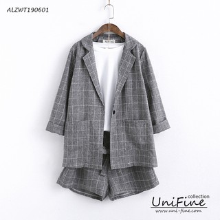 Set áo vest nữ- quần short - ALZWT190601