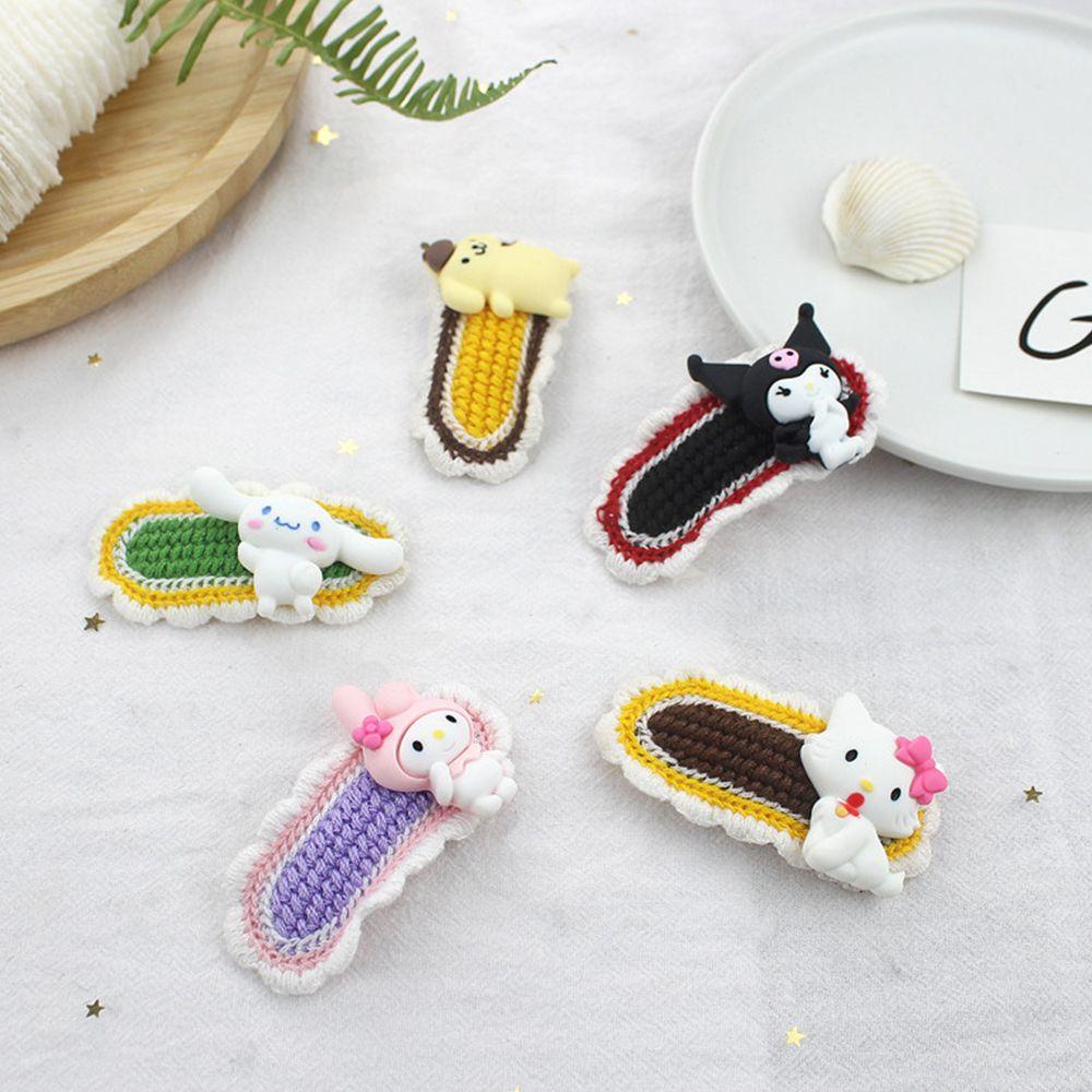 QQMALL Kẹp Tóc Họa Tiết Hoạt Hình Melody Phong Cách Hàn Quốc Xinh Xắn Cho Bé Gái