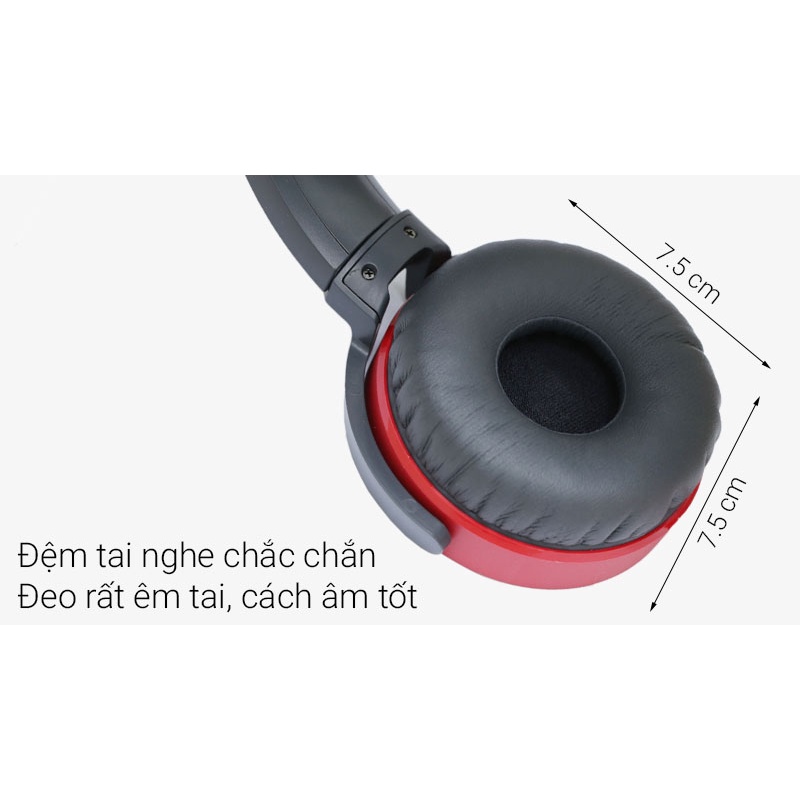 Tai Nghe Chụp Sony Extra Bass XB450 Hàng Cao Cấp, Độ Bền Cao. Tai Nghe Kiểm Âm Sony XB450 Bảo Hành 12 Tháng