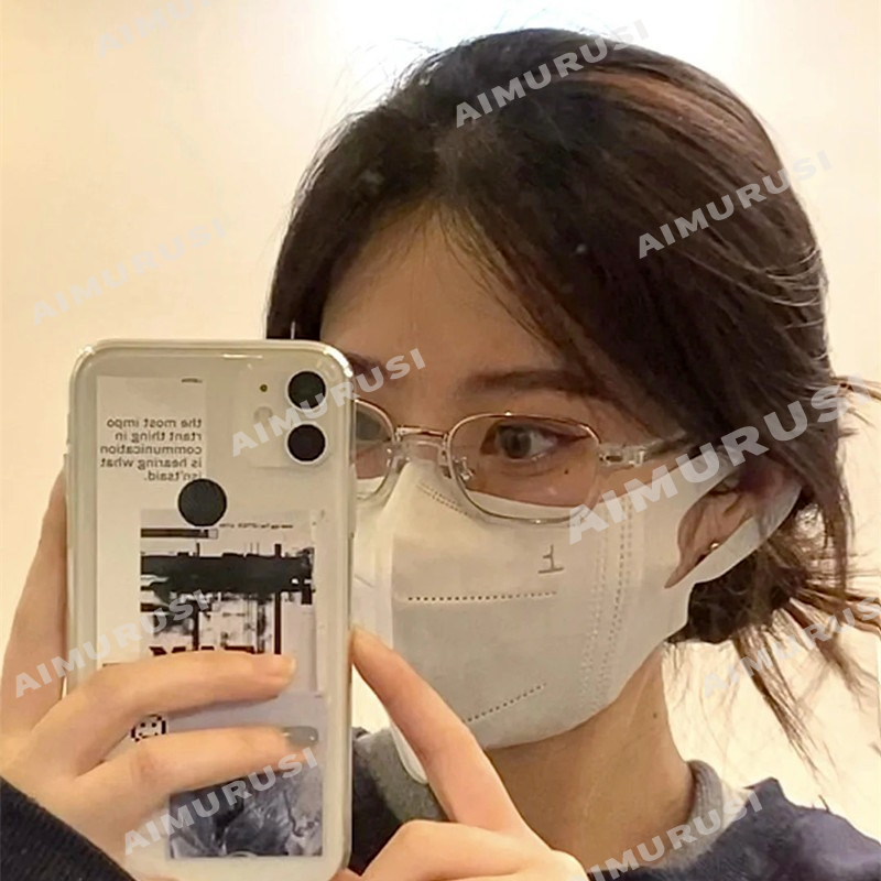 COD Kính mát thiết kế hình oval phong cách Hàn Quốc thời trang dành cho nữ
