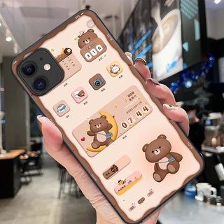 ốp lưng điện thoại Iphone 11 in hình gấu humberger chi bi vô cùng đáng yêu