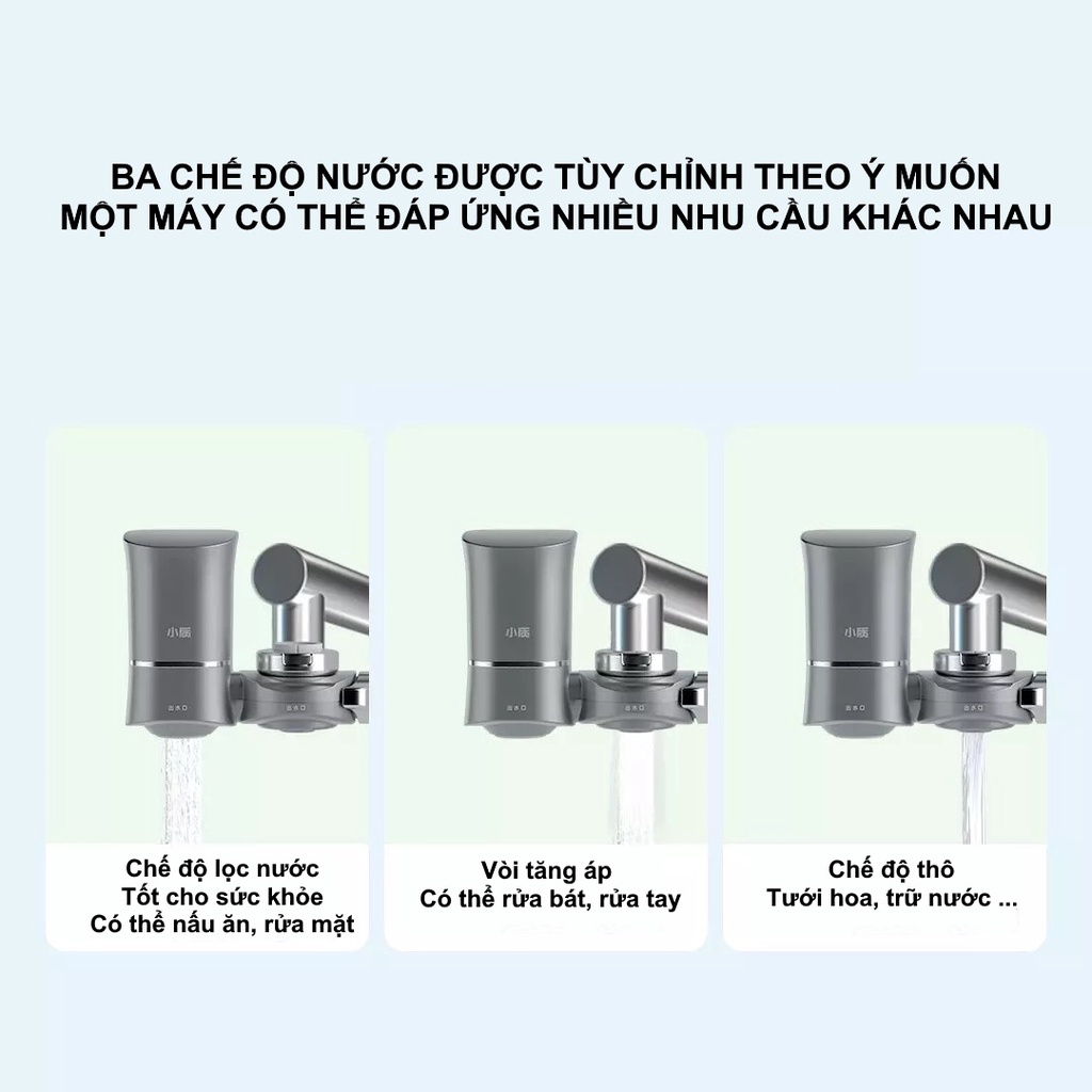 Máy lọc nước tại vòi có đèn UV kháng khuẩn