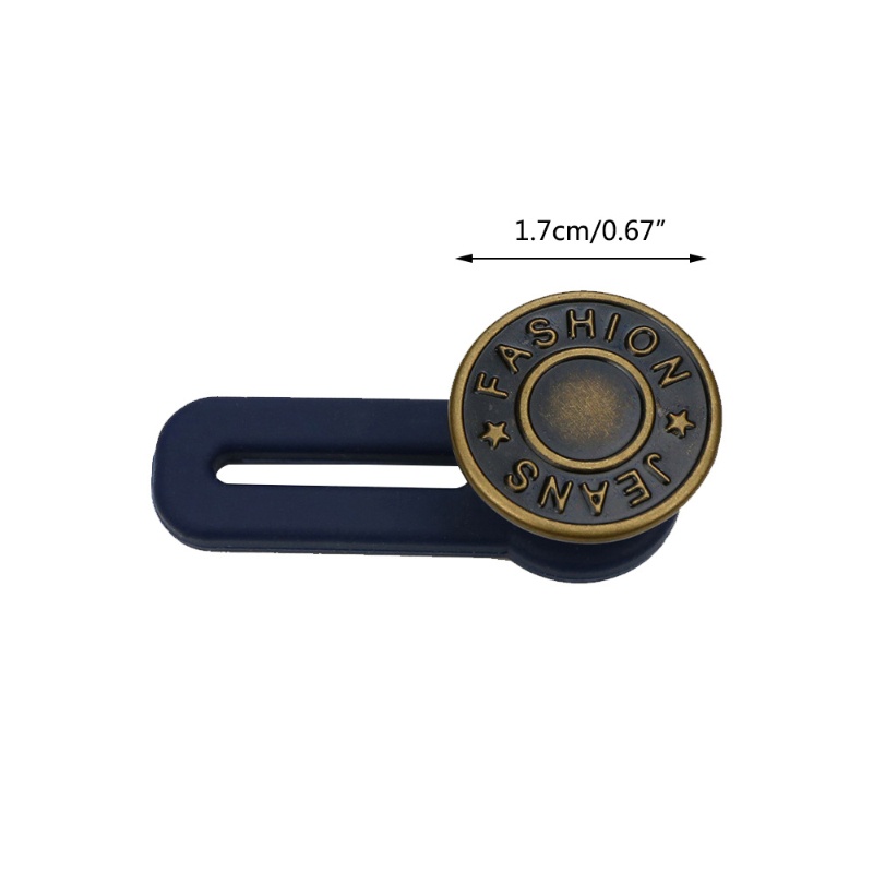 Set 10 Nút Kim Loại Nối Dài Thắt Lưng Quần Jean Có Thể Điều Chỉnh