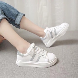 Giày sneaker nữ 2 sọc phản quang mới
