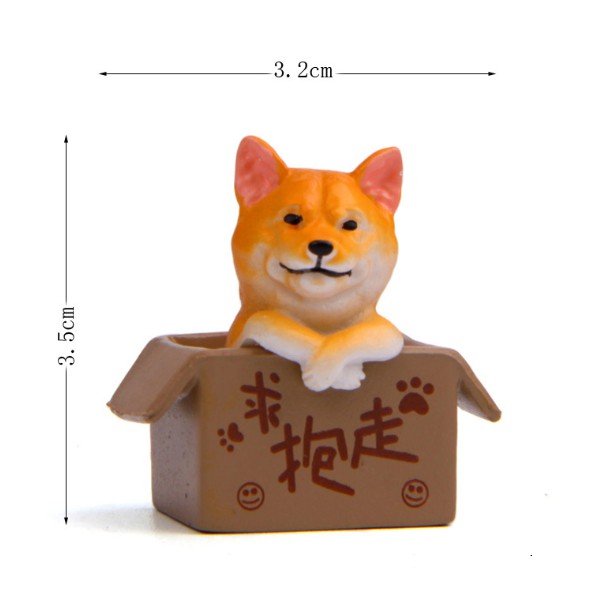 Mô hình chó Shiba Inu uống bia và say rượu hài hước cho các bạn làm móc khóa, chụp ảnh, DIY