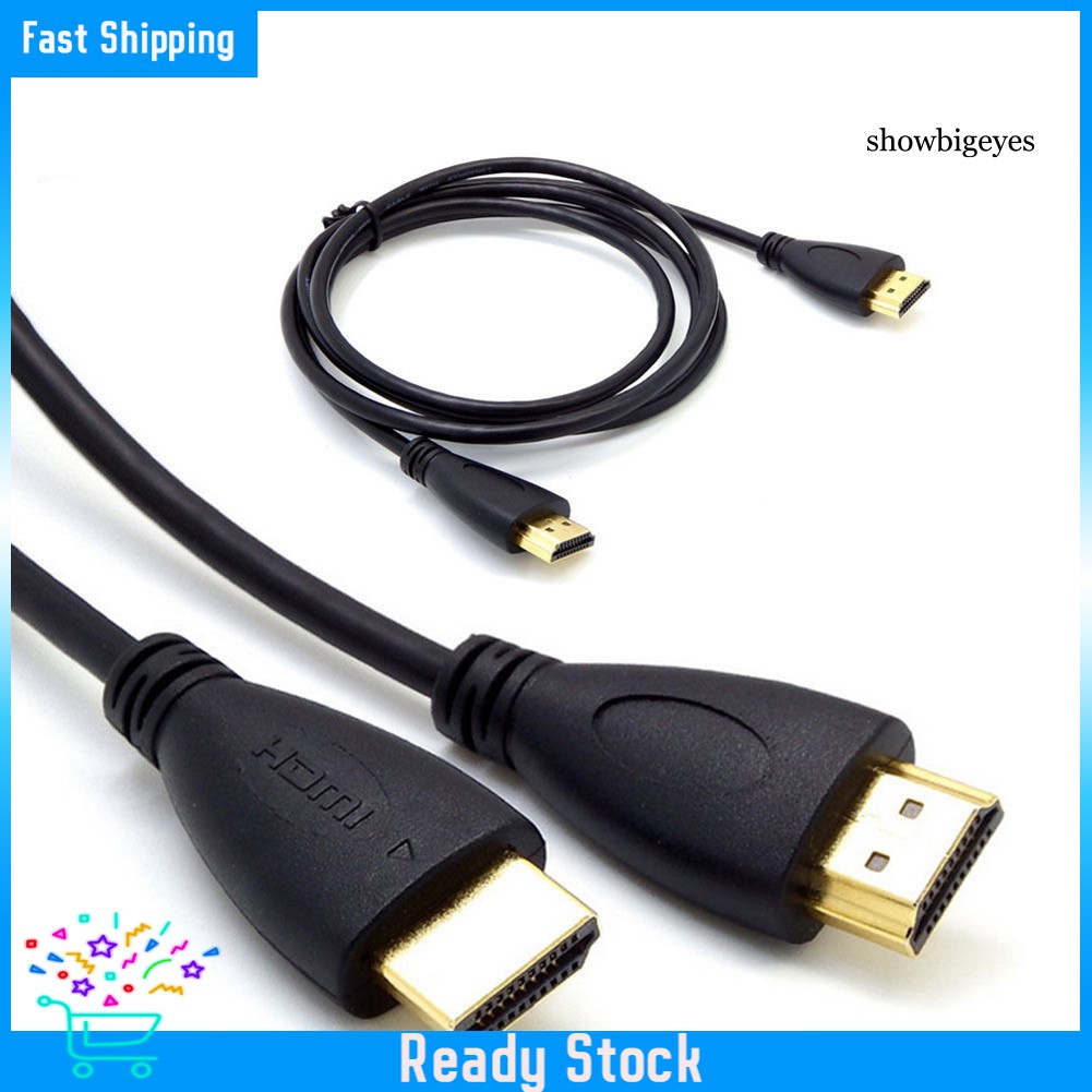 Cáp kết nối Hdmi 1m / 1.5m / 2m / 3m / 5m v1.4 1080p tiện dụng