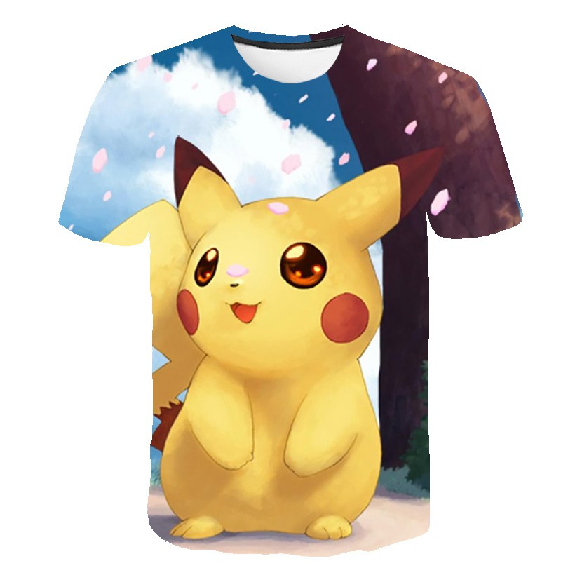 New 3D Printed Fashion Pokemon T Shirt Men Casual Summer Men Women Animal Cartoon T-Shirt Funny School Wear Tshirt Tops Tees