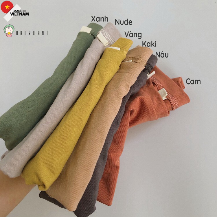 Áo phông ngắn tay cotton phong cách hàn quốc cho bé từ 9 tới 30kg BABYWANT