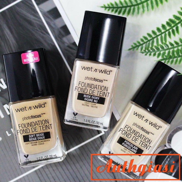 Kem nền Wet n Wild Photo Focus Foundation bền tone che phủ tốt | BigBuy360 - bigbuy360.vn