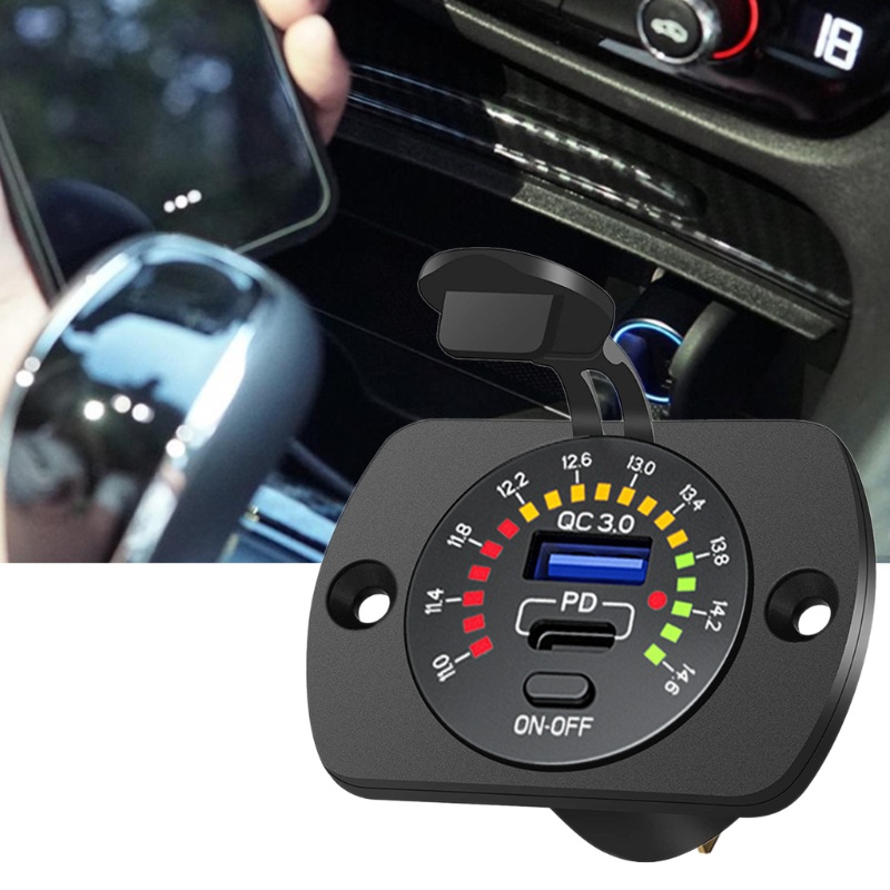 Củ Sạc Nhanh USB 3.0 Có Công Tắc ON/Off Nhiều Màu Sắc | BigBuy360 - bigbuy360.vn