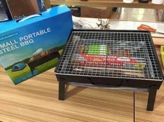 Bếp nướng than hoa vuông mini