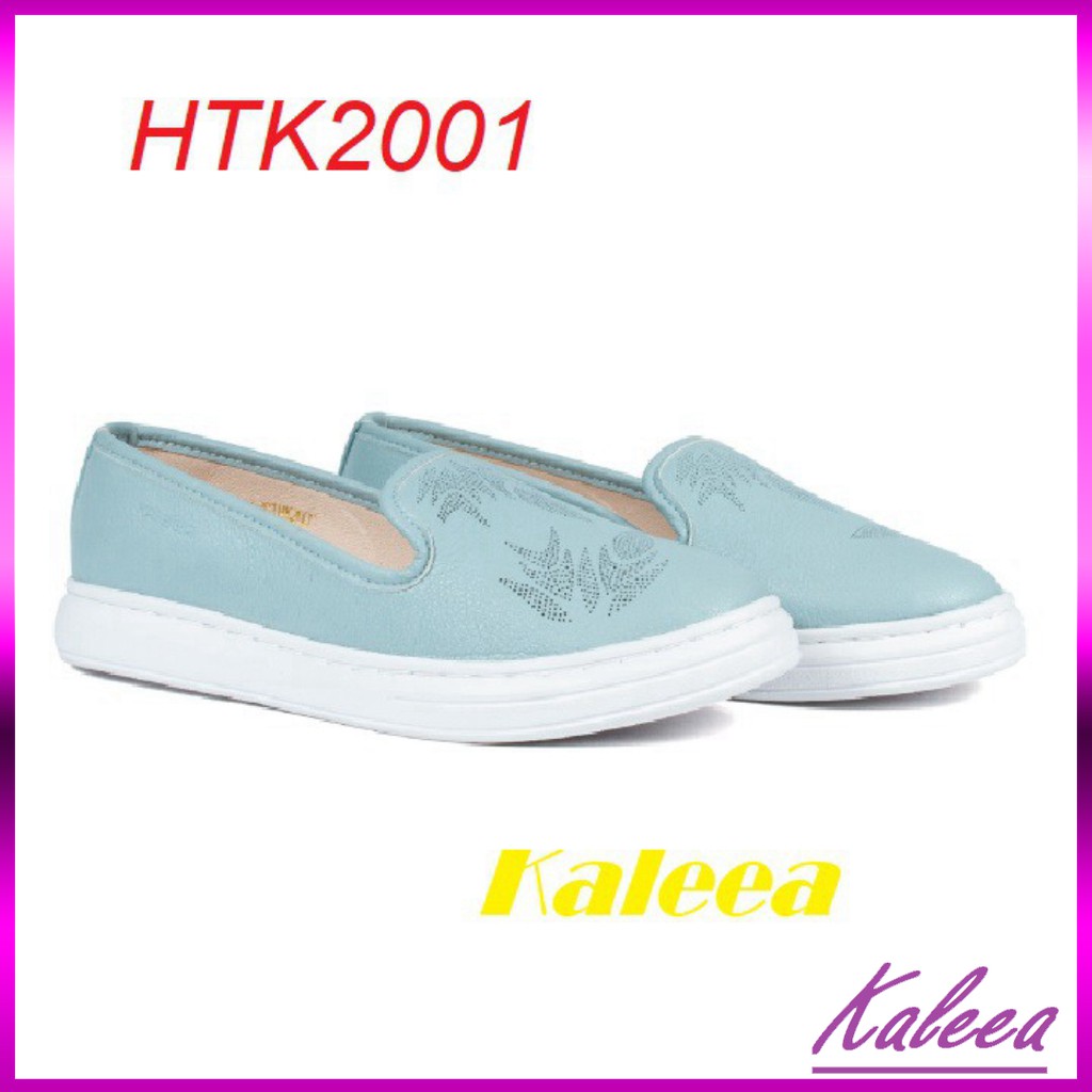 HOT 2021 Giày slip on nữ - Kaleea HTK2001 -giày lười nữ 2p ,siêu nhẹ, êm ái vẫn rất cá tính, nhanh n