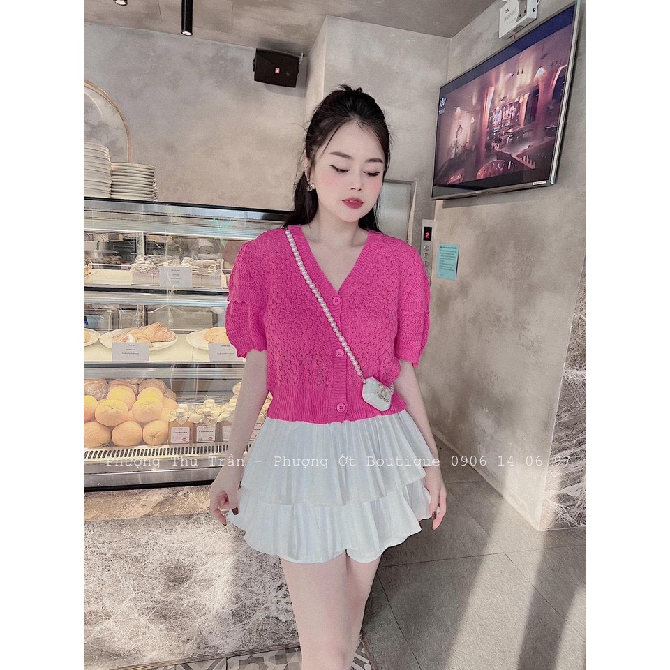 Áo len cánh tiên, len mongtoghi cho nữ