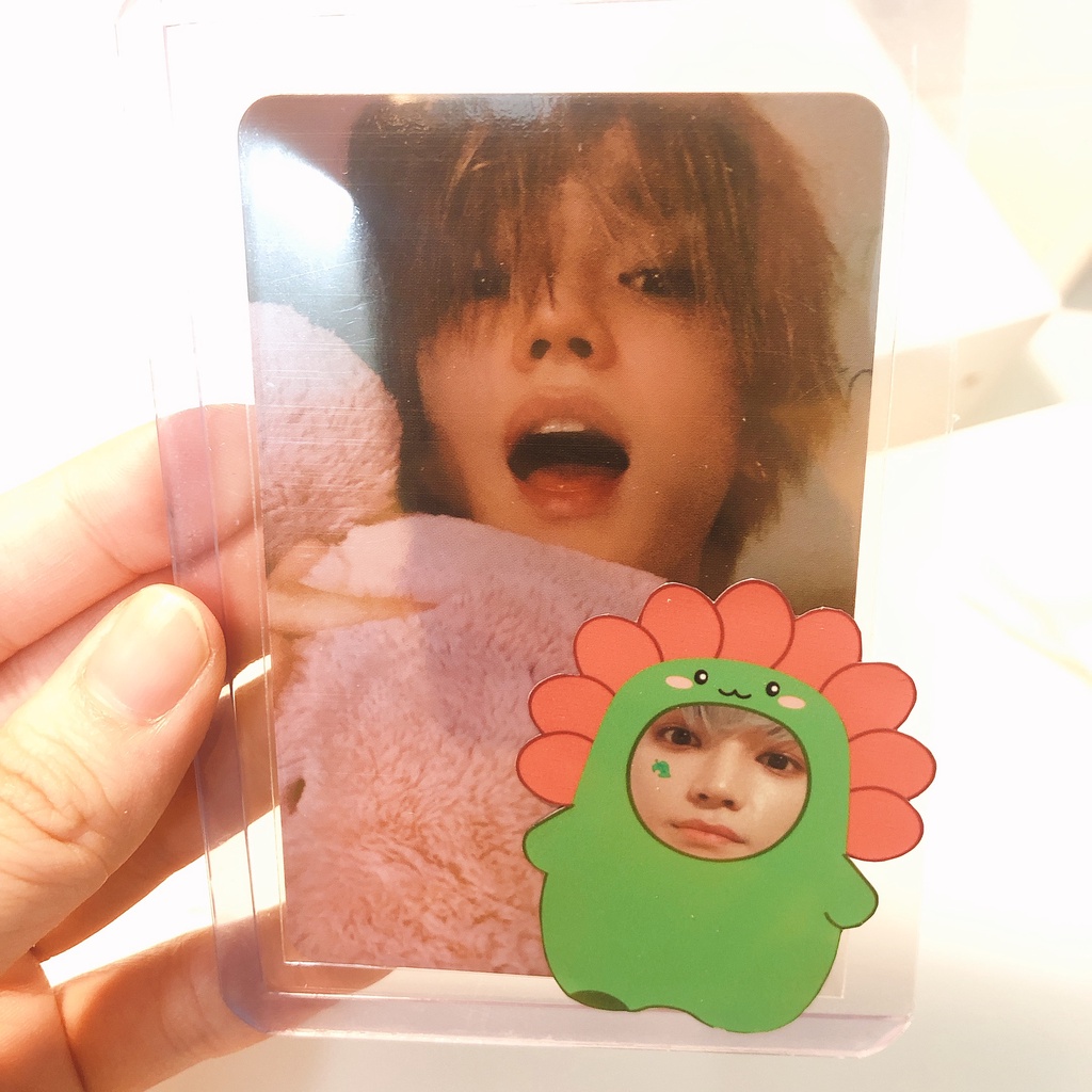 In nhãn dán chống nước kèm khung ảnh hình thú đáng yêu