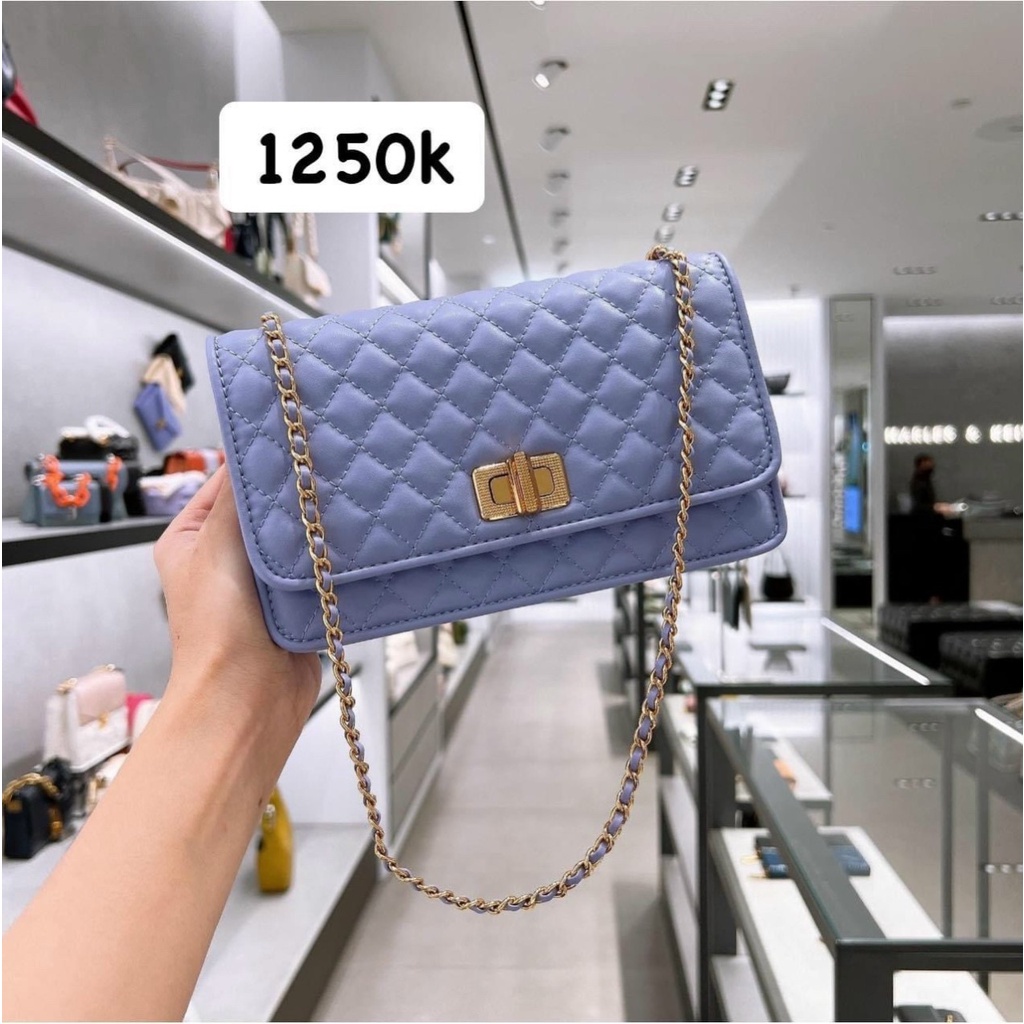 túi xách trần trám nữ CK2-70680498 tím