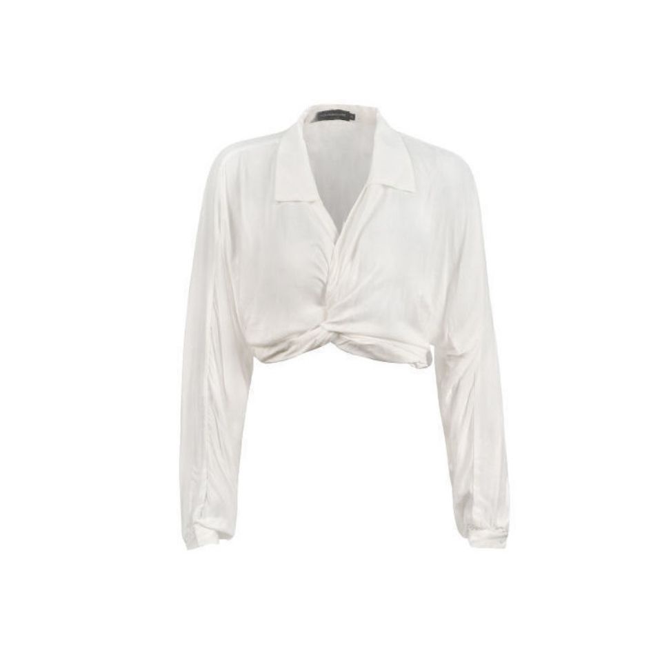 Cổ Phiếu Sẵn Sàng❣Áo Sơ Mi Nữ Tay Dài Cổ Cao Dáng Ôm Thời Trang Xuân Thu Quyến Rũ 2022