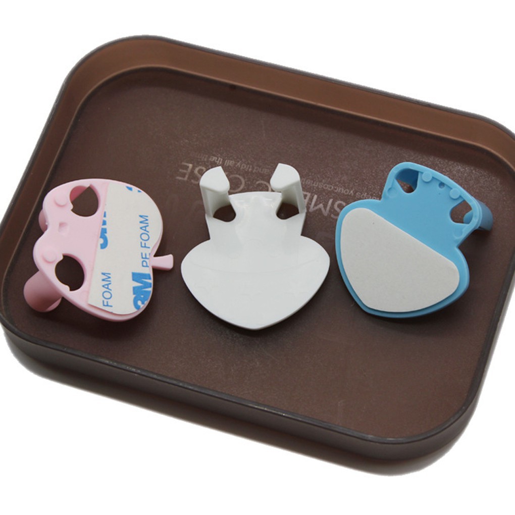 Bộ 6 móc treo dán tường gắn phích cắm điện và balo tiện dụng