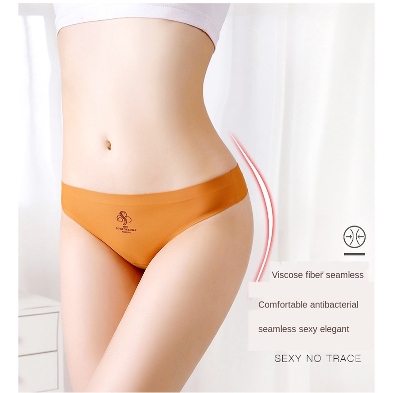 Quần Lót Chữ T Không Đường May Lưng Thấp 40KG-70KG Cho Nữ