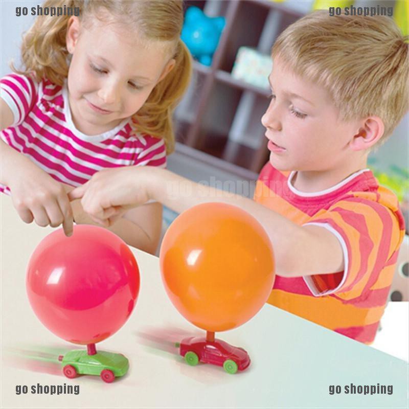 {go shopping}Balloon Car Toy Inflatable Balloons Aerodynamic Forces Toy Classic Toys