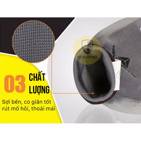 Găng tay phủ PU đa dụng Deltaplus VE702PG | Găng tay làm điện, làm vườn, lái xe