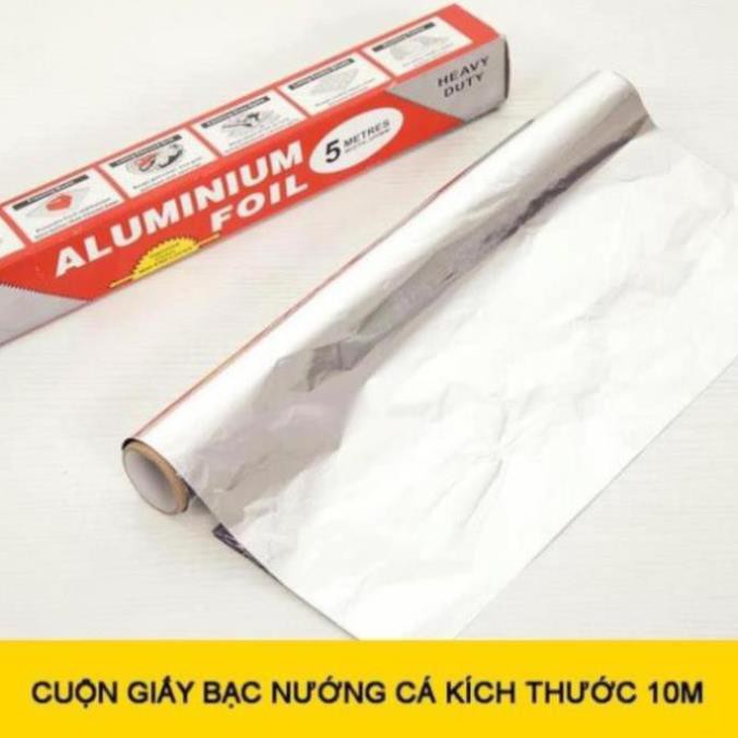 [bentmart.vnsave] Giấy bạc nướng CÁ, THỊT đa năng cuộn 10m