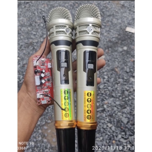 Micro Loa Kéo UGX21 UHF Kim Loại Nâng Cấp Củ Micro