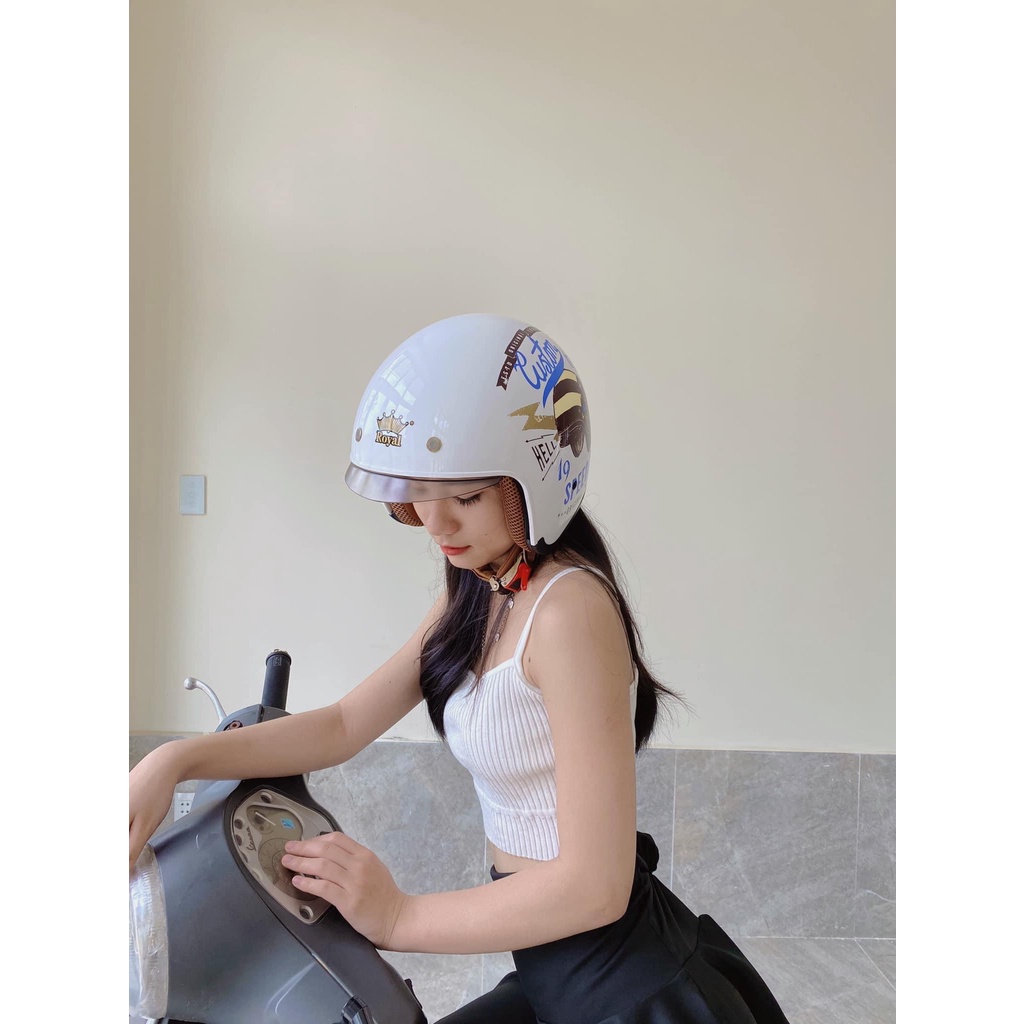 [Chính hãng] Nón bảo hiểm kính âm Royal M139 V9 (tặng balo rút)