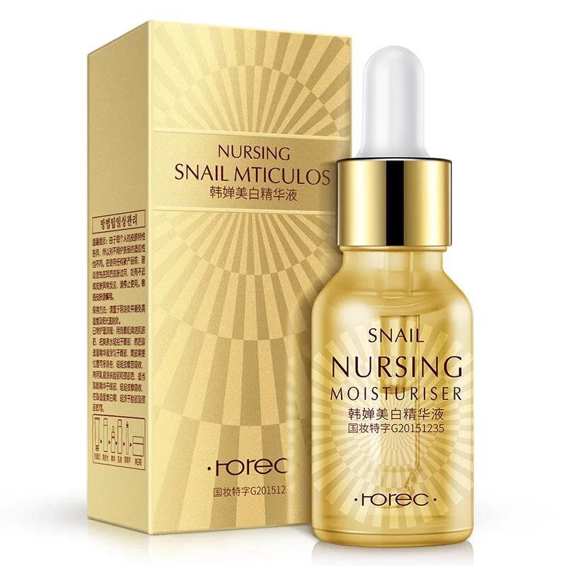 Serum ốc sên dưỡng da làm trắng Snail Nursing Rorec | WebRaoVat - webraovat.net.vn