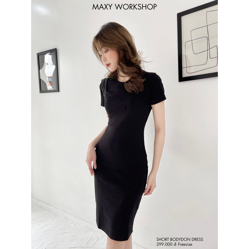 Đầm body tôn dáng short bodycon dress Maxy Workshop