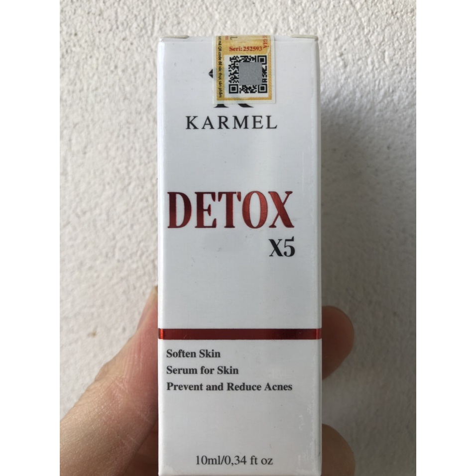 Kamel Serum Detox Acnes X5 - Loại bỏ Mụn, da sần vỏ cam, mờ thâm nám, thu nhỏ lỗ chân lông, trắng sáng