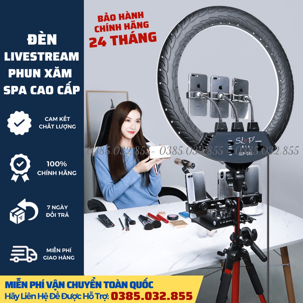 Đèn livestream chính hãng chuyên dụng bán hàng online chuyên nghiệp, siêu bền siêu sáng - Bảo hành 24 THÁNG