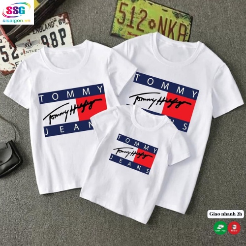 Áo thun nam nữ in chữ TOMMY unisex form rộng, áo nhóm gia đình 3,4,5 người  chất cotton dày dặn co giãn tốt | BigBuy360 - bigbuy360.vn