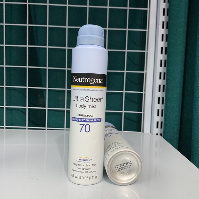 [ Mẫu Mới] Kem chống nắng Neutrogena Ultra Sheer Body Mist 141g | BigBuy360 - bigbuy360.vn