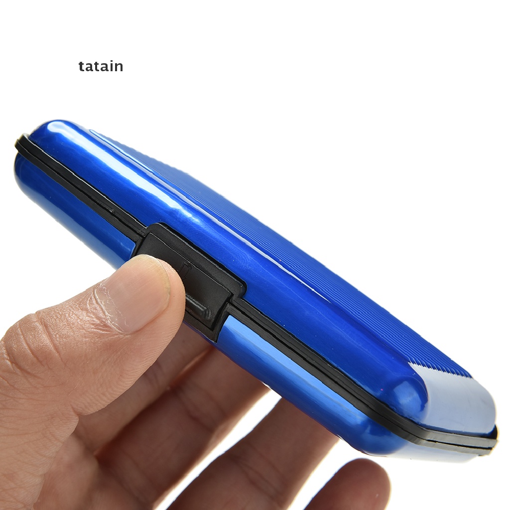 [TAT] Blocking Hard Case Wallet Credit Card Anti-RFID Scanning Protect Holder CVX