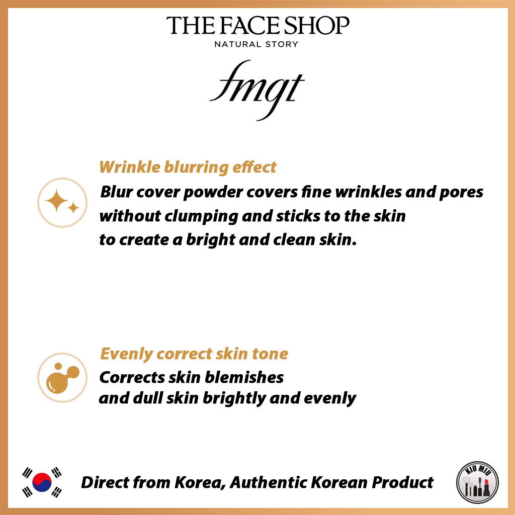 THE FACE SHOP fmgt GOLD COLLAGEN AMPOULE MAKEUP BASE 40ml *ORIGINAL KOREA*