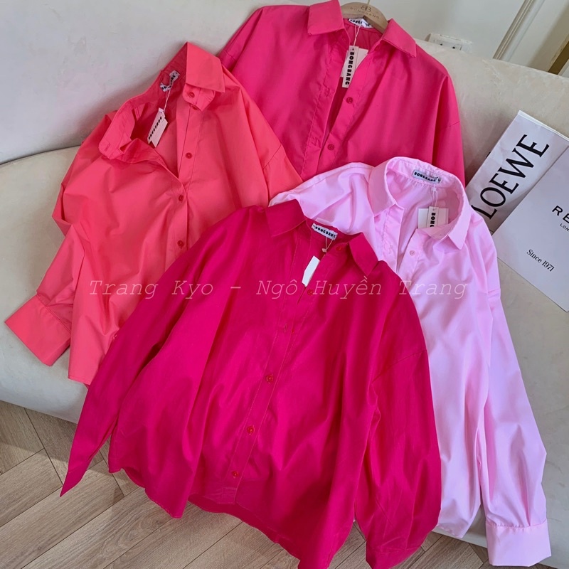 Áo Sơ Mi Form Rộng Oversize Dáng Trùm Mông Giấu Quần - hàng cao cấp - thiết kế độc quyền - ảnh thật 100% chính chủ