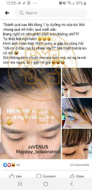 [CHÍNH HÃNG] Serum Dưỡng Mi Siêu Dài Zzvenus [Bản nâng cấp KING VENUS] | BigBuy360 - bigbuy360.vn