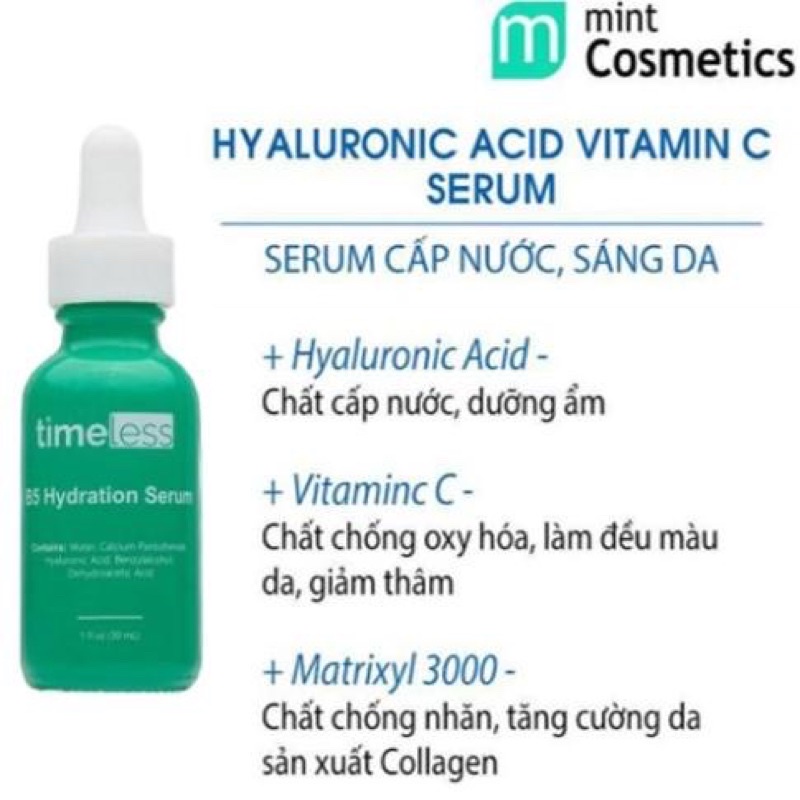 Tinh Chất Timeless Vitamin B5 serum 30ml