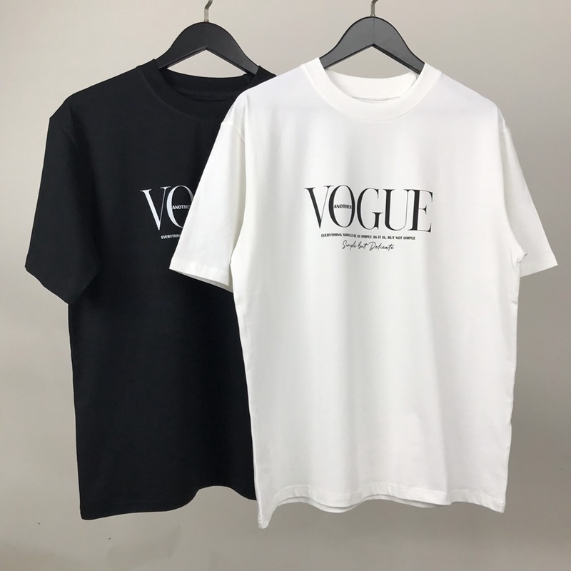 Áo thun tay lỡ Vogue Another phông thời trang unisex nam nữ oversize form rộng Tee Club