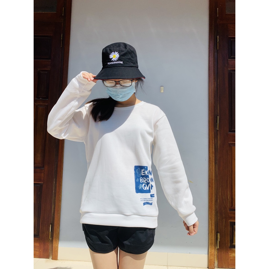 Áo sweater nam nữ form rộng tay bồng chất dày dặn hàng đẹp SWE06