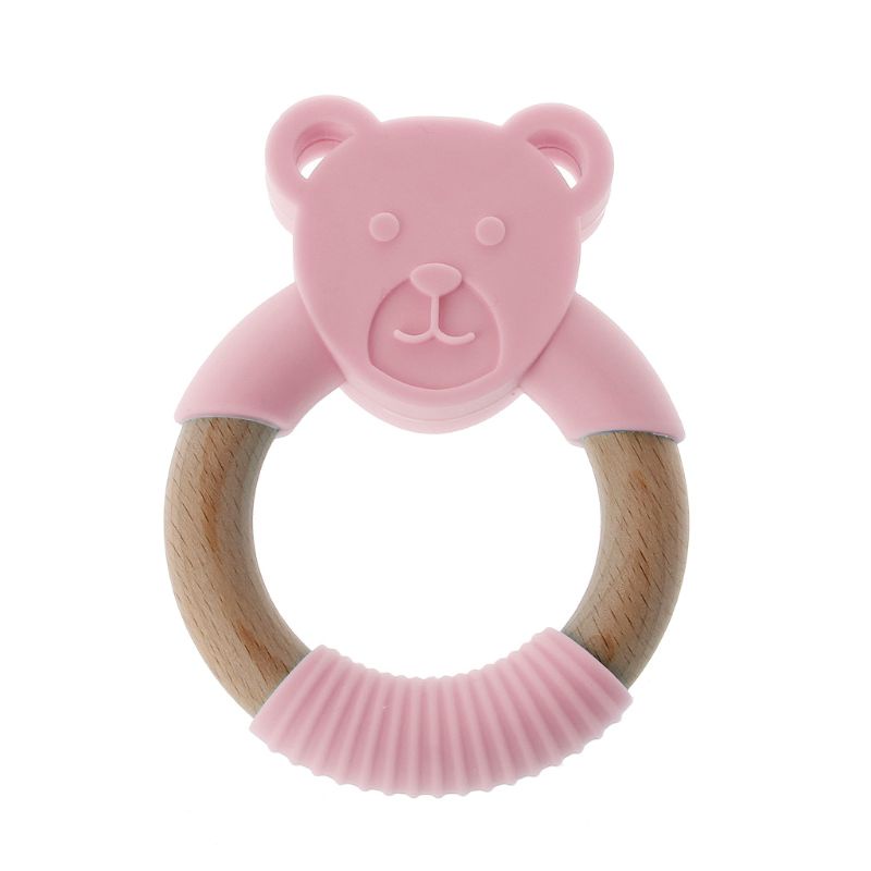 Vòng Gặm Nướu Bằng Silicone Không Chứa BPA Dành Cho Trẻ Em