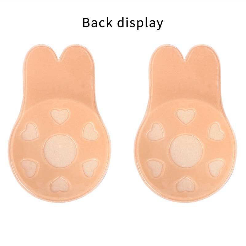 Miếng Dán Nhũ Hoa Thiết Kế Hình Tai Thỏ Dễ Thương Thoáng Khí Dành Cho Nữ