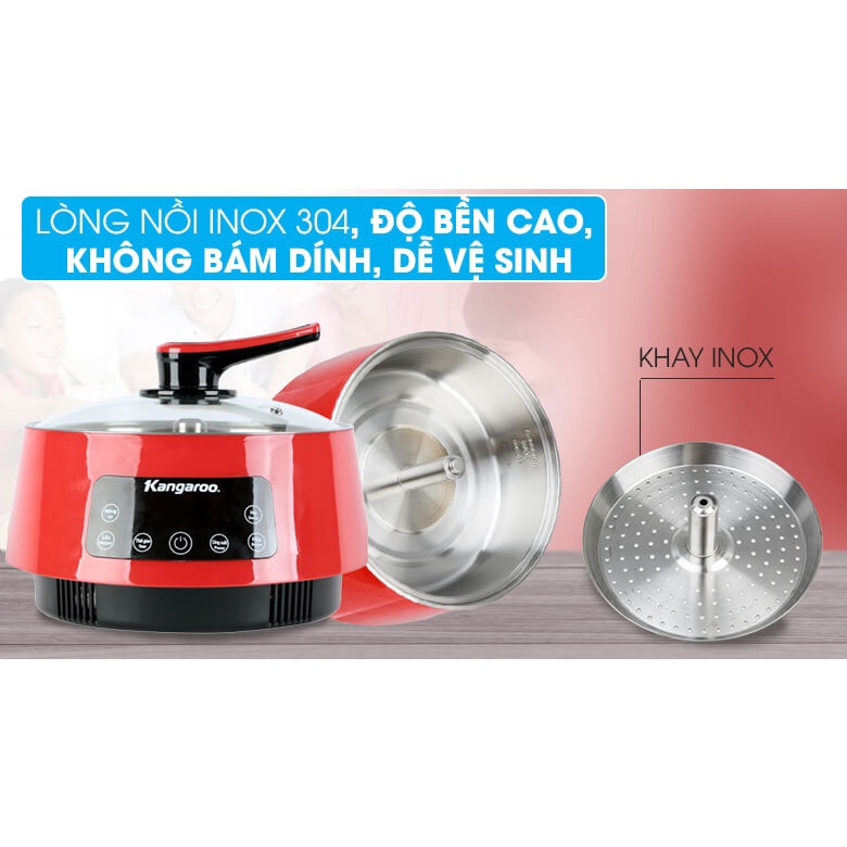 Lẩu Điện Thang Máy Kangaroo KG278 (5.0 Lít)