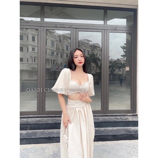 Set áo và chân váy bồng bềnh sang trọng 🍒 oanh cherry 🍒