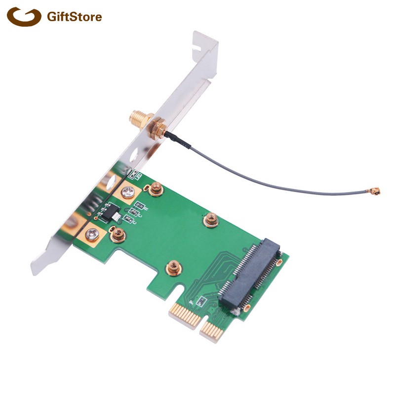 Card Mạng Không Dây Mini Pci-e Sang Pci-e Cho Pc Laptop Thẻ