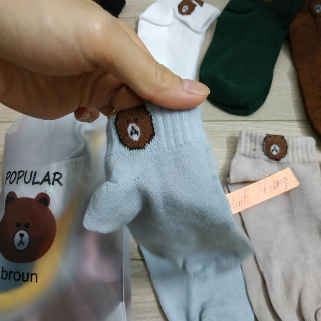 Tất gấu hàng loiaj 1 dày đẹp