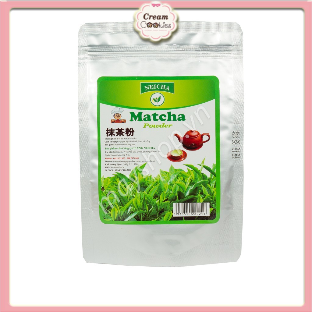 Bột trà xanh, Matcha Neicha 500g